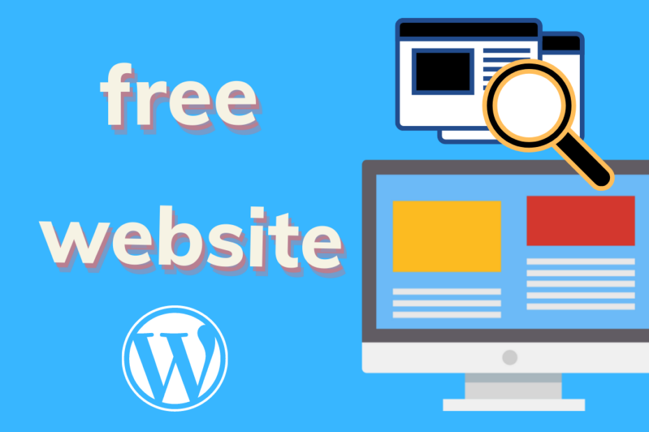 create a free website with wordpress