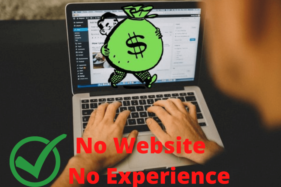Make money online with no experience and website