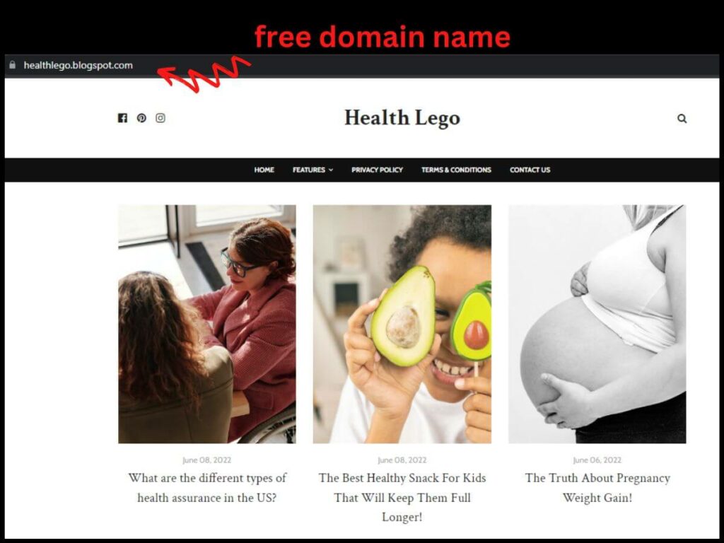 make a free website on Blogger