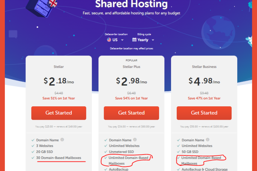Get free email business offers on Namecheap