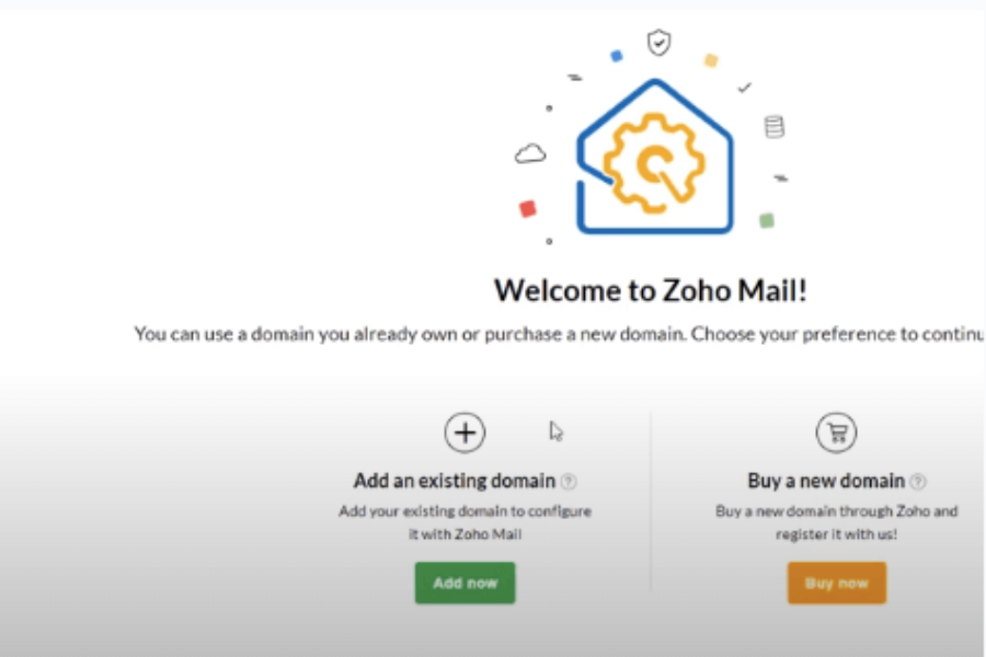 how to add an new domain on Zoho mail