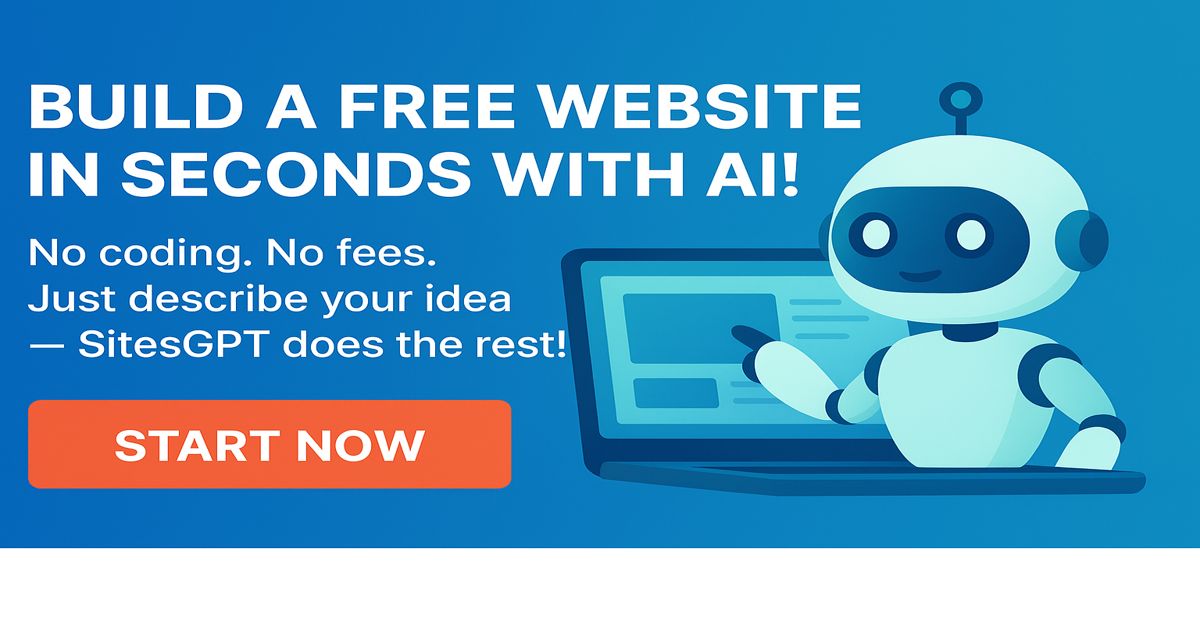 Create a Free Website in Seconds with SitesGPT